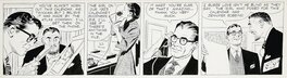 Alex Raymond - Rip Kirby -strip 12-19-1953 - Planche originale