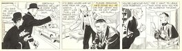 Alex Raymond - Rip Kirby -strip 2-20-1954 - Planche originale