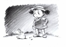 gandoi - Totoro - Illustration originale