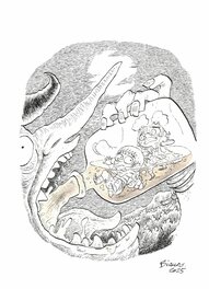 Guillaume Bianco - Boire - Original Illustration