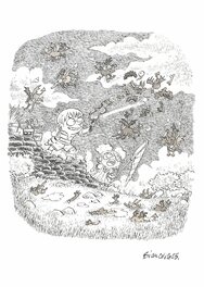 Guillaume Bianco - Dechiqueté - Original Illustration