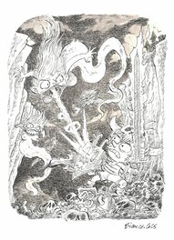 Guillaume Bianco - Rivaux - Original Illustration
