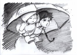 Eric Gandois - Totoro - Original Illustration