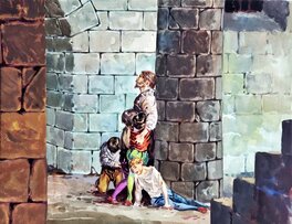 Aldo La Duca - LA REPUBBLICHE MARINARE - VENEZIA  couleur directe - Planche originale