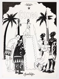 Al Sevrin - Congo - Original Illustration