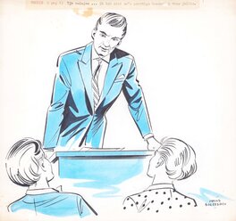 Hans Borrebach - Hans Borrebach | 1960 | Cokkie Woelwater 2-13 - Original Illustration