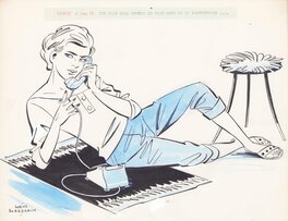 Hans Borrebach - Hans Borrebach | 1960 | Vickey's happy end 85 - Illustration originale