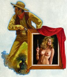 Manuel Sanjulián - Sanjulian - Sexy Western Cover - Comic Strip