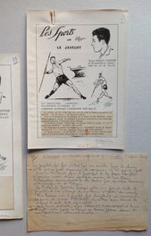 Detail du Bromure ( avec Petit Collage du Texte Dactylographié ) , et le ; A Composer ...écriture de Chott Detail du Bromure ( avec Petit Collage du Texte Dactylographié ) , et le ; A Composer ...écriture de Chott