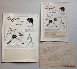 La Planche au Format entier ( a gauche ) de 21 par 28 Cm sur Carton Fort , a Droite le Bromure de Publication , et L'écrit de Chott Pierre Mouchot La Planche au Format entier ( a gauche ) de 21 par 28 Cm sur Carton Fort , a Droite le Bromure de Publication , et L'écrit de Chott Pierre Mouchot