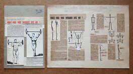 L'original avec BLAC BOY sur Calque , et La Planche parue dans le RENCHO 14 ( suite de VOULEZ - VOUS VOUS ENTRAINER AVEC MOI ? ) avec le Bonhomme Noir elastique ... L'original avec BLAC BOY sur Calque , et La Planche parue dans le RENCHO 14 ( suite de VOULEZ - VOUS VOUS ENTRAINER AVEC MOI ? ) avec le Bonhomme Noir elastique ...