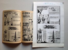 La Planche au Format entier de 24 par 35 Cm , avec sa Page de la Bd publication du WR 11 (qui ne sera pas jointe ..., c'est Juste pour vous montrer que c'est bien Publiée ! ) La Planche au Format entier de 24 par 35 Cm , avec sa Page de la Bd publication du WR 11 (qui ne sera pas jointe ..., c'est Juste pour vous montrer que c'est bien Publiée ! )