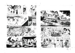 Pierre-Henry Gomont - Gomont - La fuite du cerveau - Planche originale