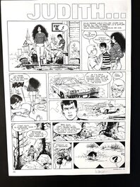 William Vance - JUDITH / DOSSIER DIX DE TREIZE - Planche originale