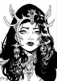 Vicente Cifuentes - Dejah Thoris - Illustration originale