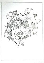 LudoLullabi - Red Monika - Original Illustration