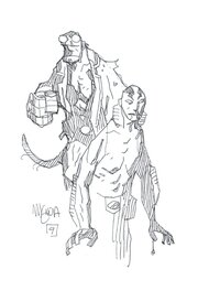 Mike Mignola - ....Marco...and...Polo... - Original Illustration