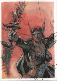 Valentin Secher - Sylvanas Windrunner - Original Illustration