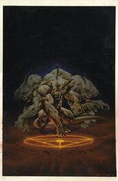 Emmanuel Civiello - Série "Garous" - Couverture Tome 04 - Couverture originale