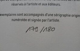 Album numéroté 179/180