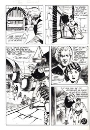 Claude-Henri Juillard - Juillard Claude-Henri : Ferry Tempête planche 27 - Planche originale