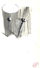 Michel Matagne - Matagne : L'épingle du jeu, "...Et vice versa !" - Illustration originale