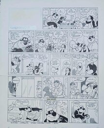 Giorgio Cavazzano - Pif - page titre du récit Belpomme bis, parution dans Pif gadget 581 - Planche originale