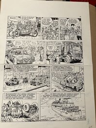 Marc Wasterlain - Jeannette Pointu - Quatre x quatre - Planche originale