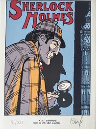 Ex-Libris Sérigraphie LYS-LES-LANNOY  15,8 x 22,4