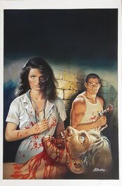 Michel Gourdon - "Greffes profondes" - Maniac - couverture - Illustration originale