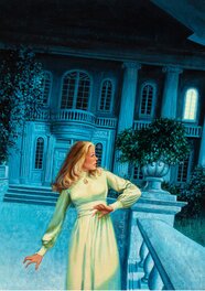 Ron Hicinbothem - "Mask of Words"Ace Gothic Romance Paperback Cover - Comic Strip