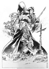 Jean-Charles Poupard - Les Griffes du Gévaudan - Illustration originale