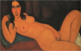 Amedeo Modigliani, nu allongé avec les cheveux défaits, 1917, Musée d’art de Nakanoshima, Osaka