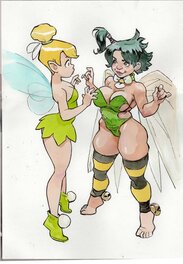 Joël Jurion - Hommage à Clochette - Illustration originale