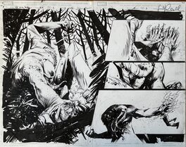 Filipe Andrade - 2016 - Old Man Logan #14 - Pg. 6-7 - Planche originale