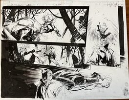 Filipe Andrade - 2016 - Old Man Logan #14 - Pg. 8-9 - Planche originale