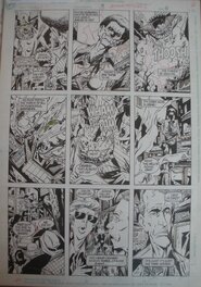 Keith Giffen - Keith Giffen & Malcolm Jones, The Heckler n.3, DC 1992 - Planche originale