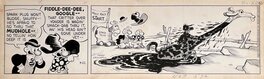 Fred Lasswell - Barney Google and Snuffy Smith - Scheduled the win by a neek - Comic Strip