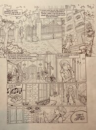 Siteb - 1Ère planche de l’album Les filles du dessous - Planche originale