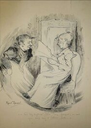 Raoul Thomen - Mauvaise haleine (Dentiste) - Illustration originale