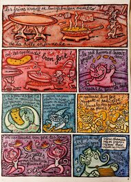 Fabrizio Borrini - Hommage à Petzi planche 1/2 - Planche originale