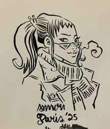 Simon Gane - Dédicace de Simon Gane - Planche originale