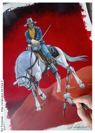 Gil Formosa - Blueberry Tête Jaune - Illustration originale