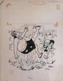 Pierre Lacroix - Bibi Fricotin chez les Aztéques - Couverture originale