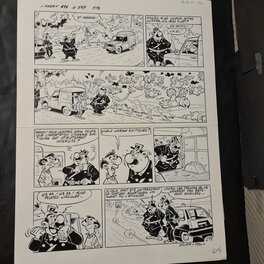 Planche originale de Kox ,agent 212