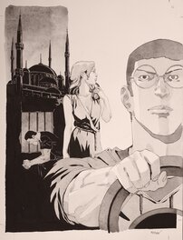 Merwan - Jeux D'OMBRES - Planche originale