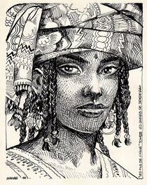 Original Illustration - Les fils de l'aigle  T3 Les sables de Denderah