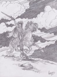 Philippe Luguy - Percevan : à l'attaque - Original Illustration