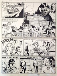 Arthur Piroton - Jess Long, Tome 7 : La mort jaune, page 19 - Planche originale