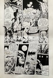 The Phantom - Planche originale de "The Sword of Atan Singh".